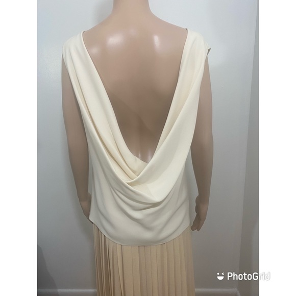 THE ROW Sandra cowl-back silk crepe top - Picture 4 of 5